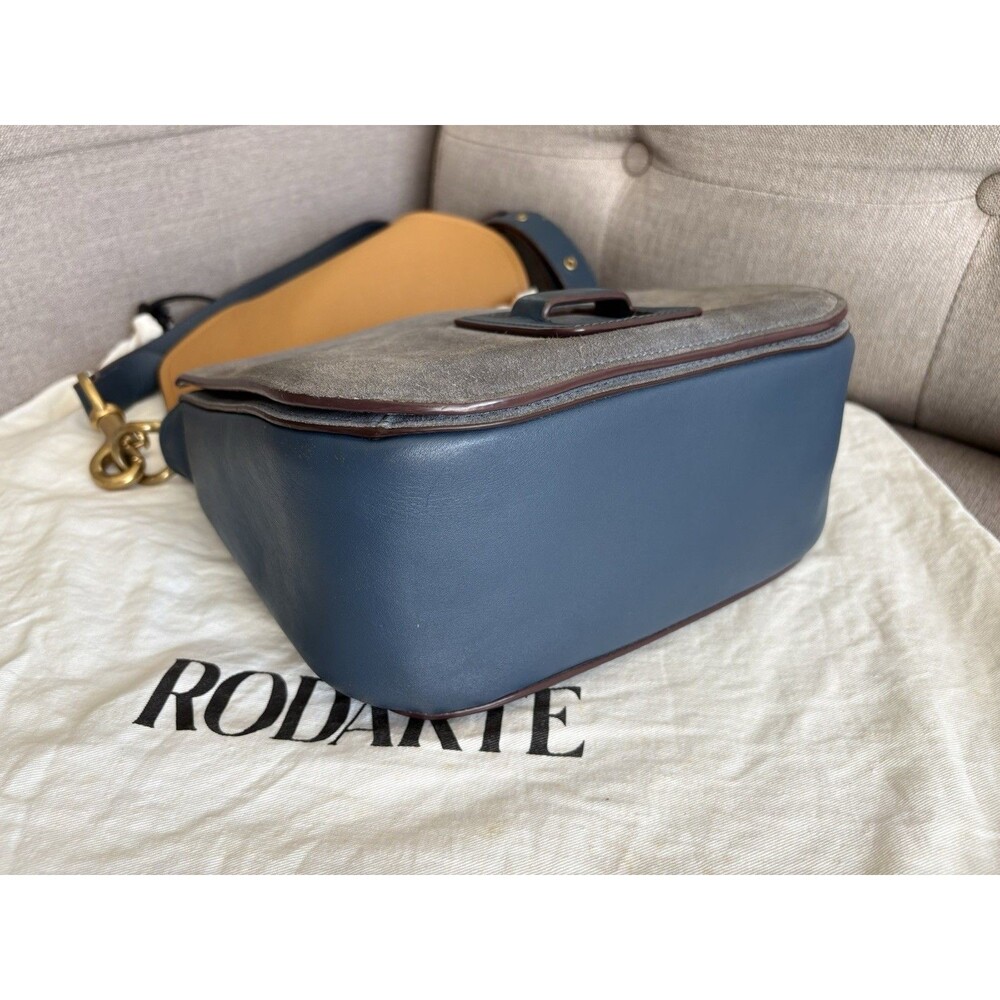 Coach X Rodarte C22754 Courier Bag Colorblock Leather Saddle bag Limited Edition - Picture 4 of 8